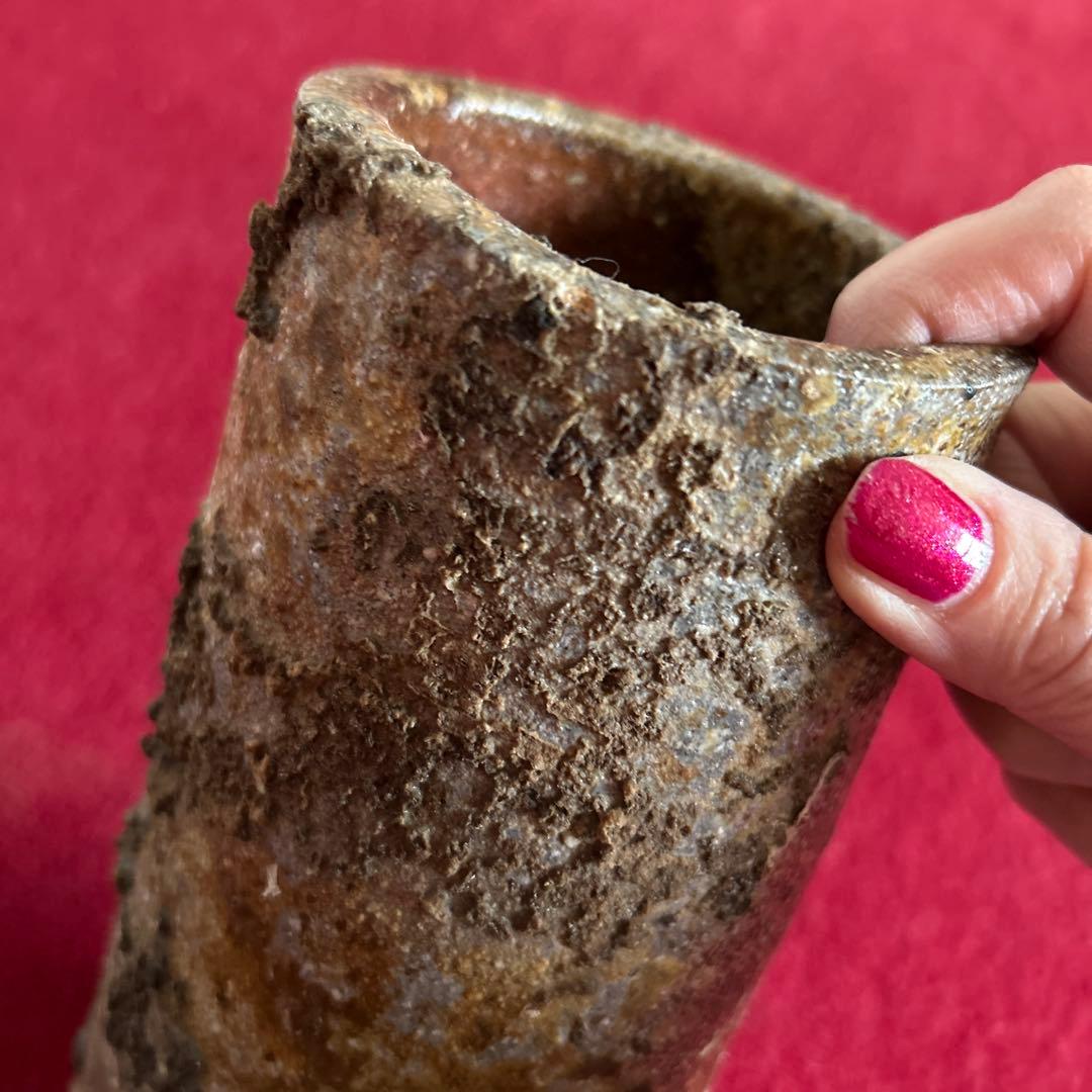 まるで木のような陶器　鎌倉　其中窯　河村又次郎　魯山人