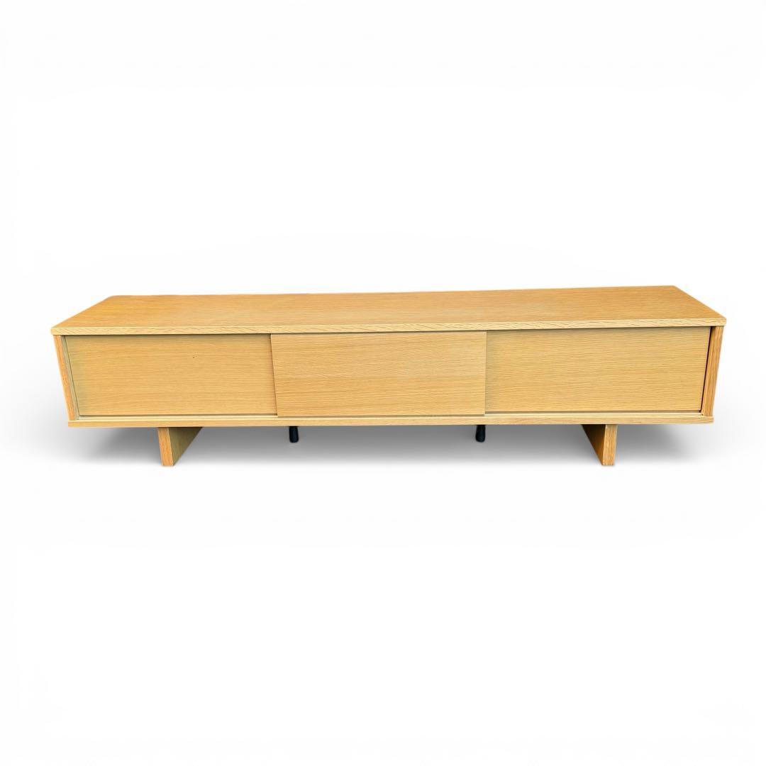 【廃盤】 無印良品　オーク材　テレビボード 150cm ローボード 北欧