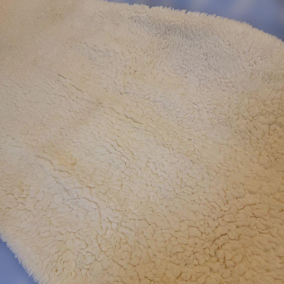 ニュージーランド製　ムートンシーツ　ムートン敷きパット　羊毛100％　使用品