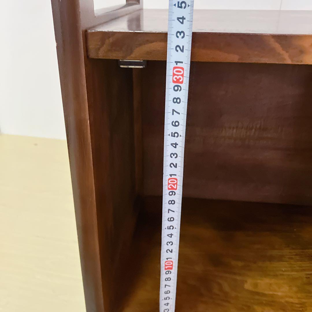 アンティーク　電話台　FAX台 木製　サイドテーブル　コンソールテーブル　飾り棚