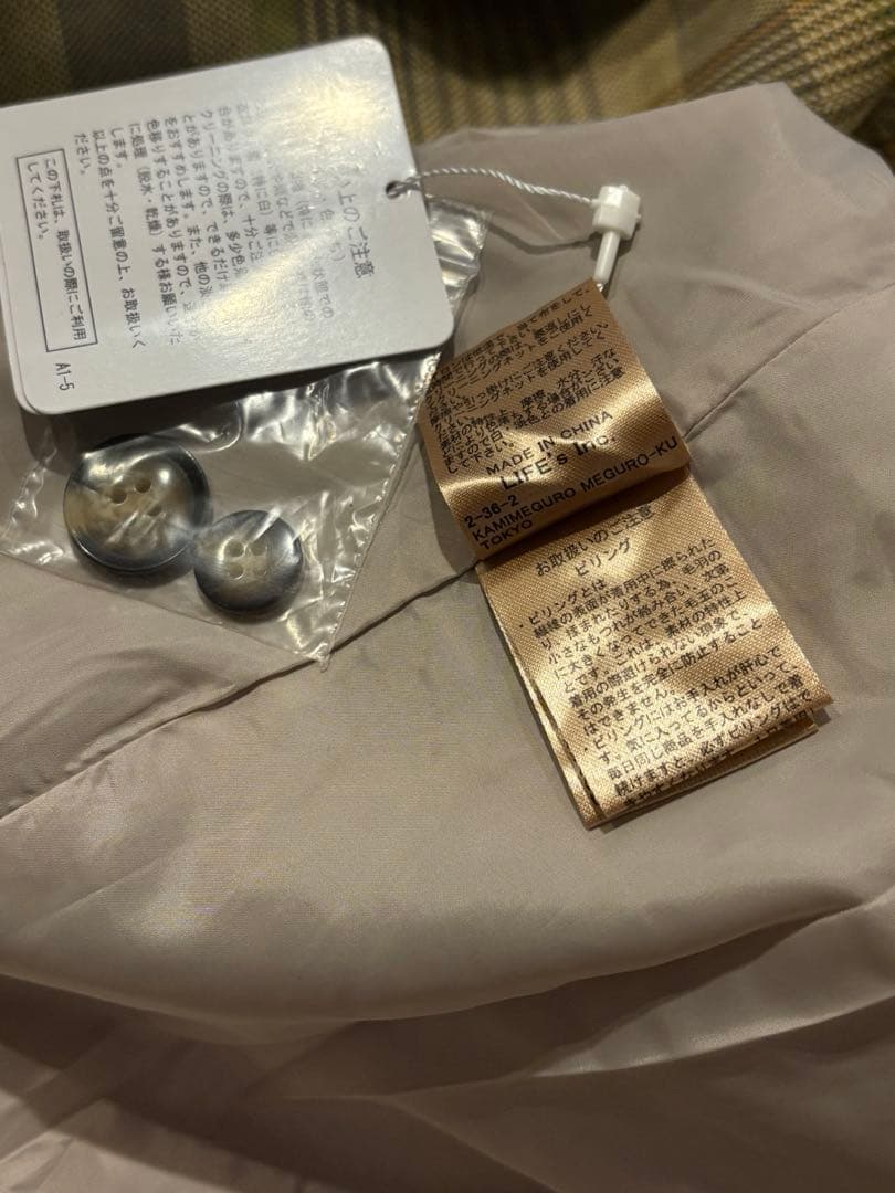 p*中様 TODAYFUL トゥデイフル チェックオーバージャケット