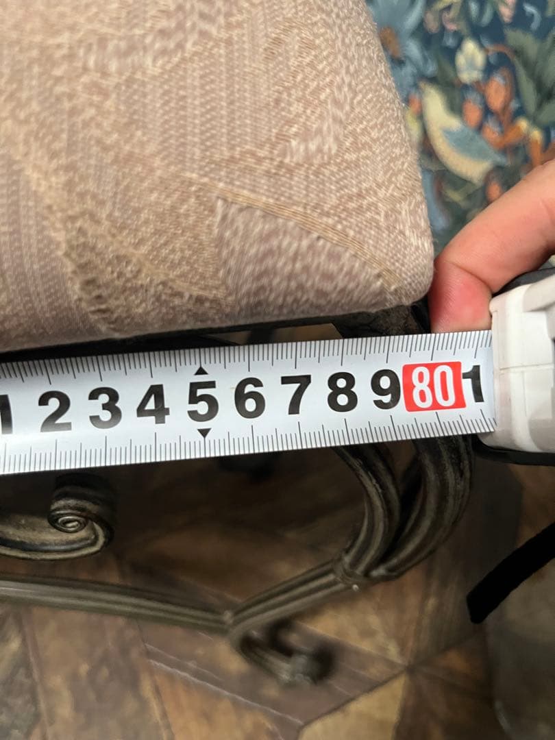 ロング スツール ベンチ 椅子 アイアン 猫脚 インテリア アンティーク