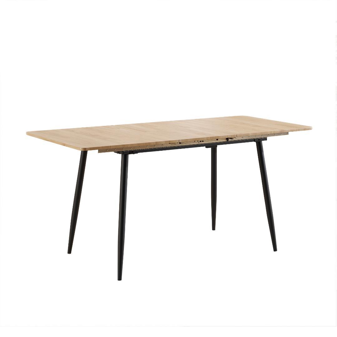 タイムセール！伸縮ダイニングテーブル　120~160cm伸縮可能　NATURAL