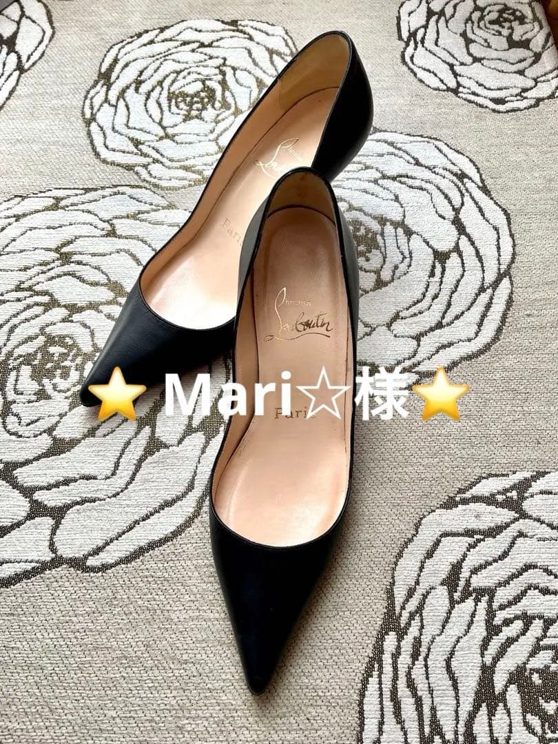 専用⭐️美品⭐️おトク✨ルブタン ヒール パンプス 黒 22cm⭐️