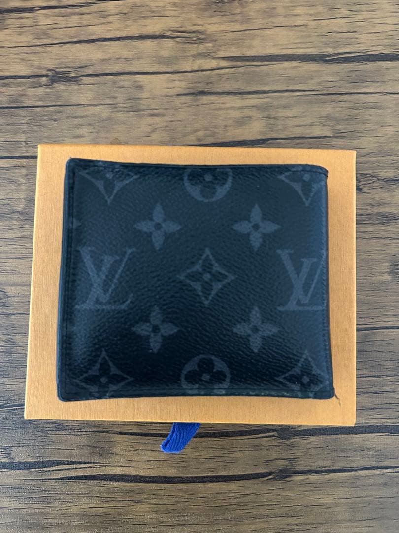LOUIS VUITTON 二つ折り財布 ブラック