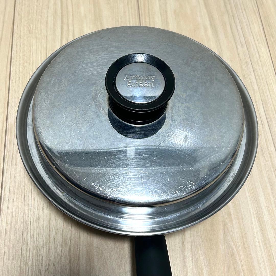 Amway Queen 中フライパン 小ソースパン ケトル 3点セット