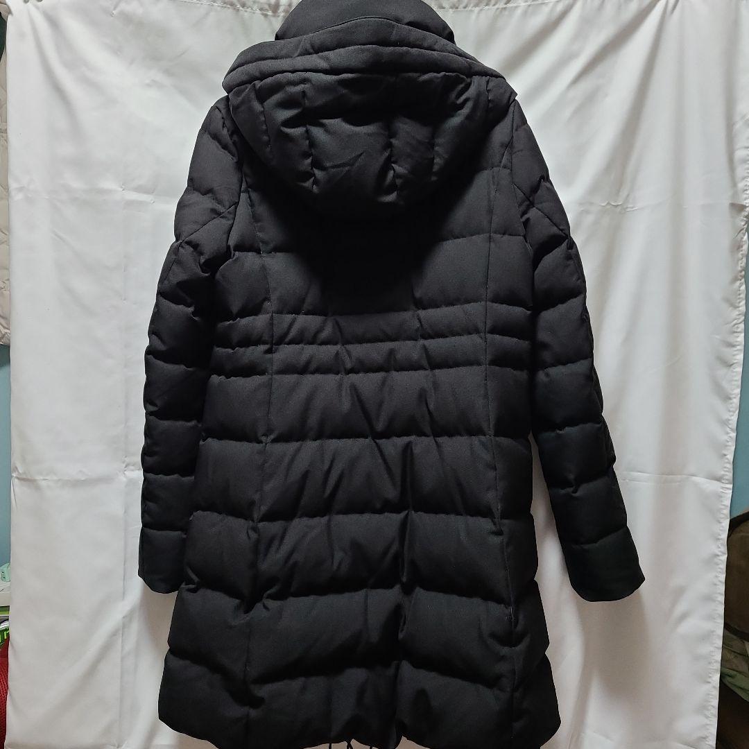 ナノ・ユニバース　西川ダウン　サージロングダウン　黒