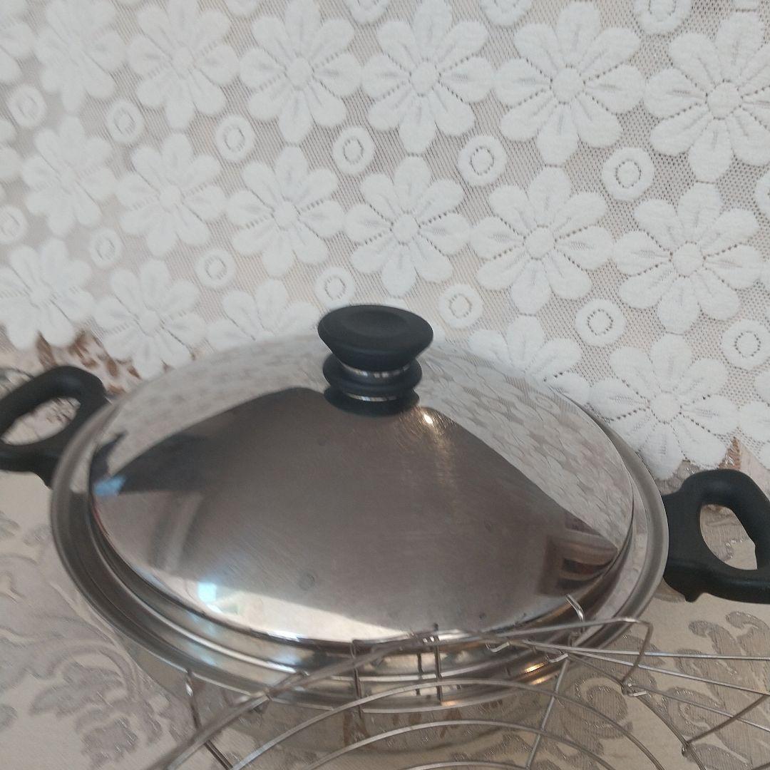 アムウェイ 現行品 中華鍋ウォック フライ網付き