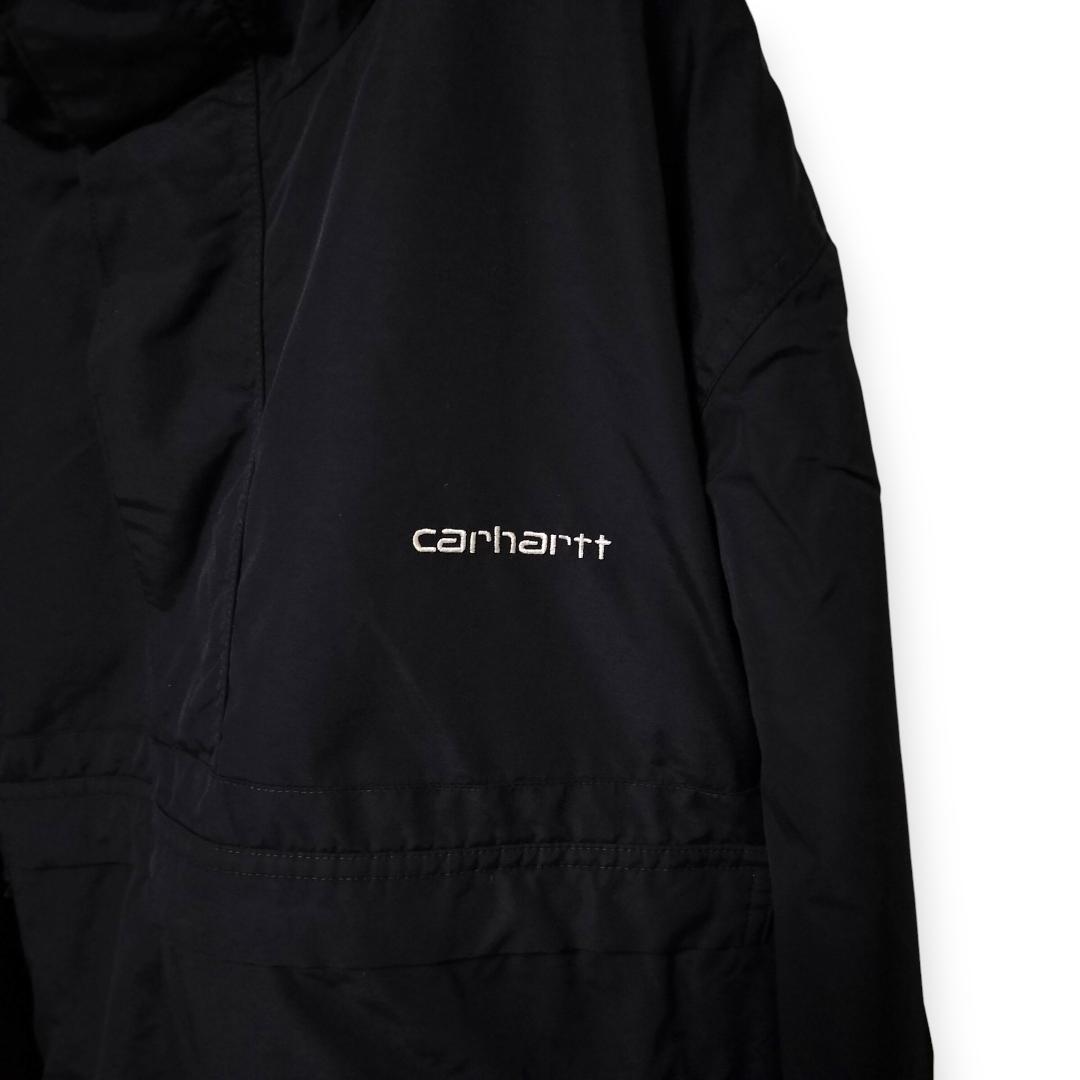 00s Carhartt WIP ニンバス プルオーバー M 黒 裏フリース