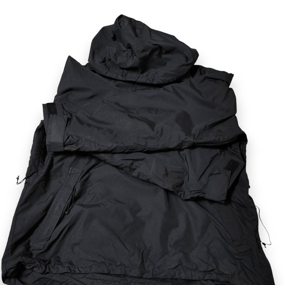 00s Carhartt WIP ニンバス プルオーバー M 黒 裏フリース