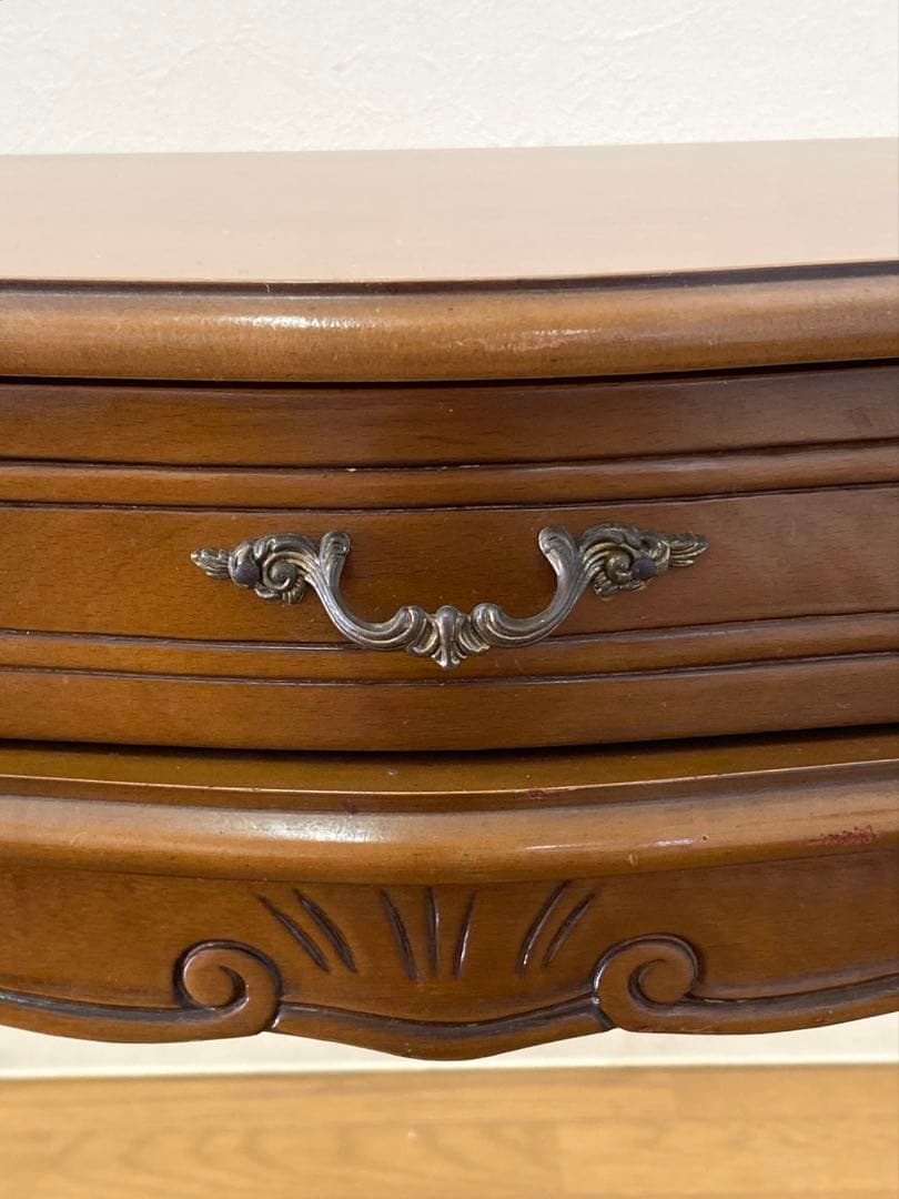 アンティーク調 サイドテーブル 飾り棚 コンソール 花台 猫脚 インテリア