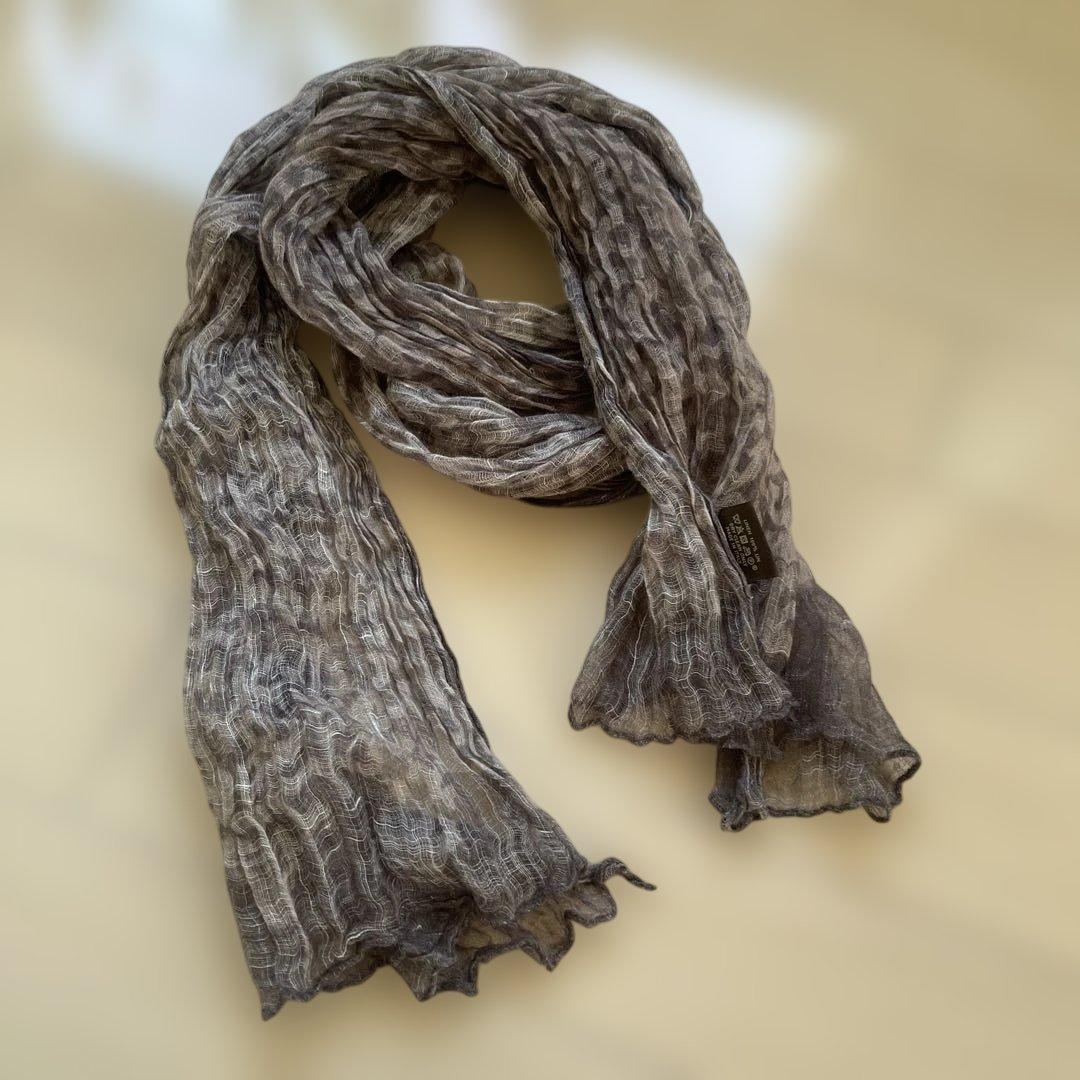 エルメス ストール　茶