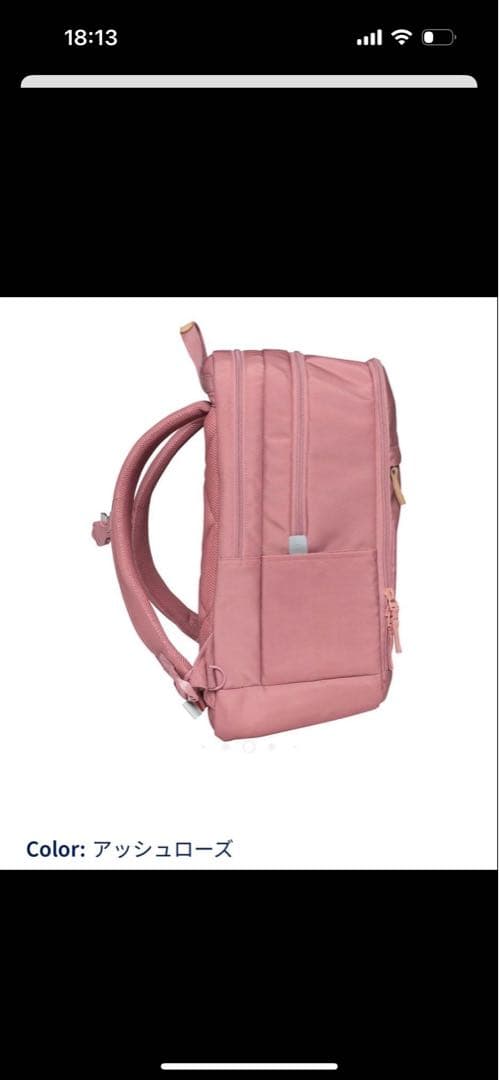 BECKMAN URBAN Midi アッシュローズ ノルウェーリュック軽量北欧