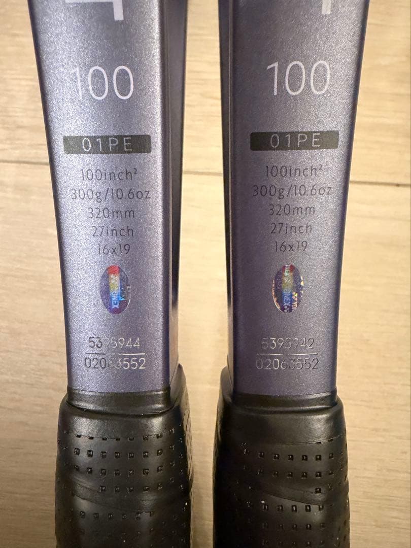 【美品】YONEX PERCEPT100 G2 2本セット