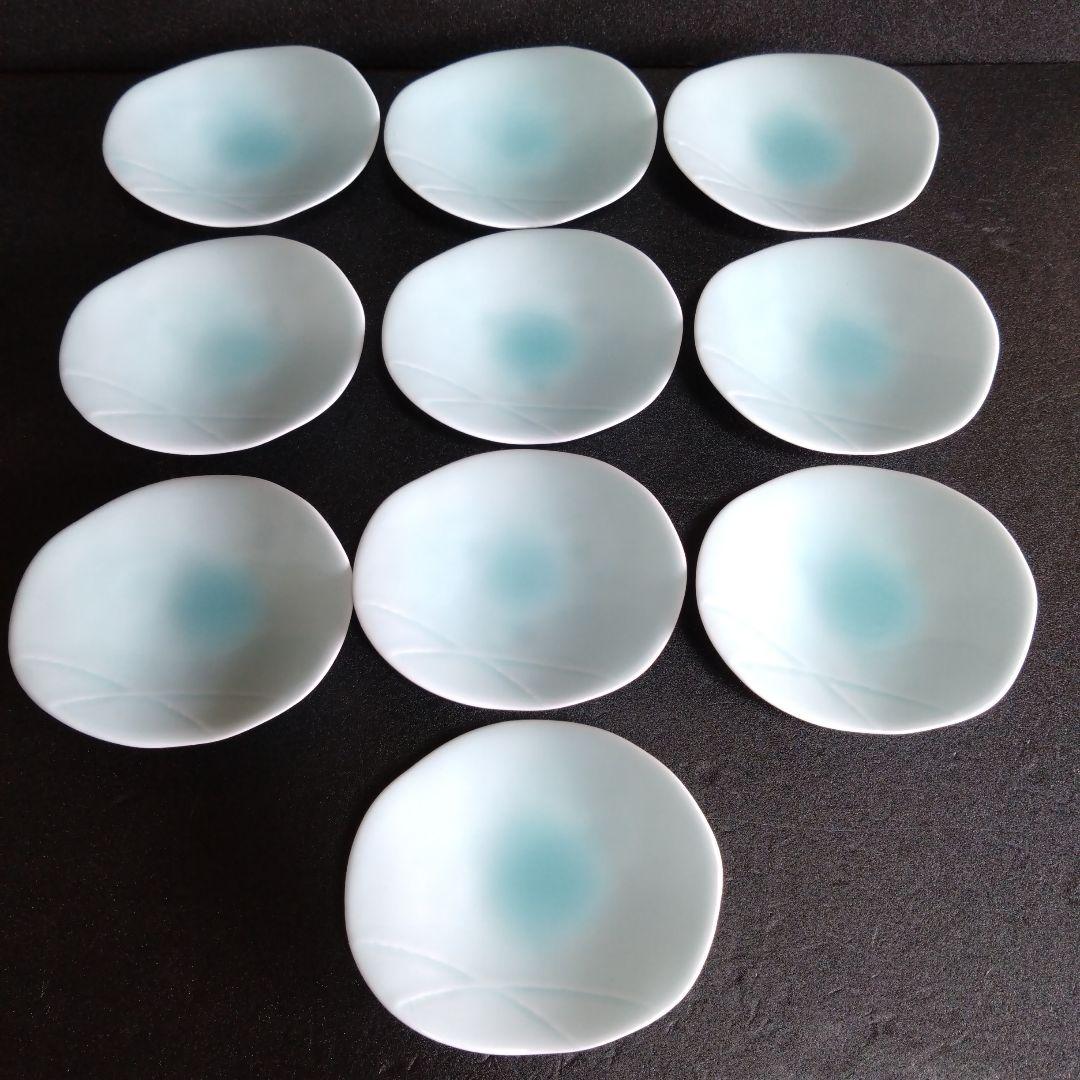 未使用 有田焼 藤巻窯 三足銘々皿10枚 テーブルコーディネート 新生活 料亭