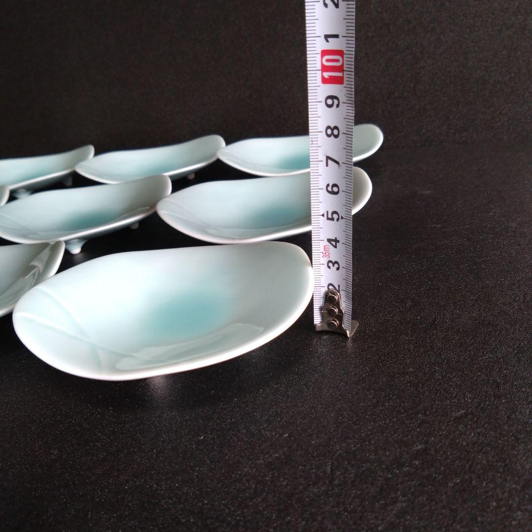 未使用 有田焼 藤巻窯 三足銘々皿10枚 テーブルコーディネート 新生活 料亭