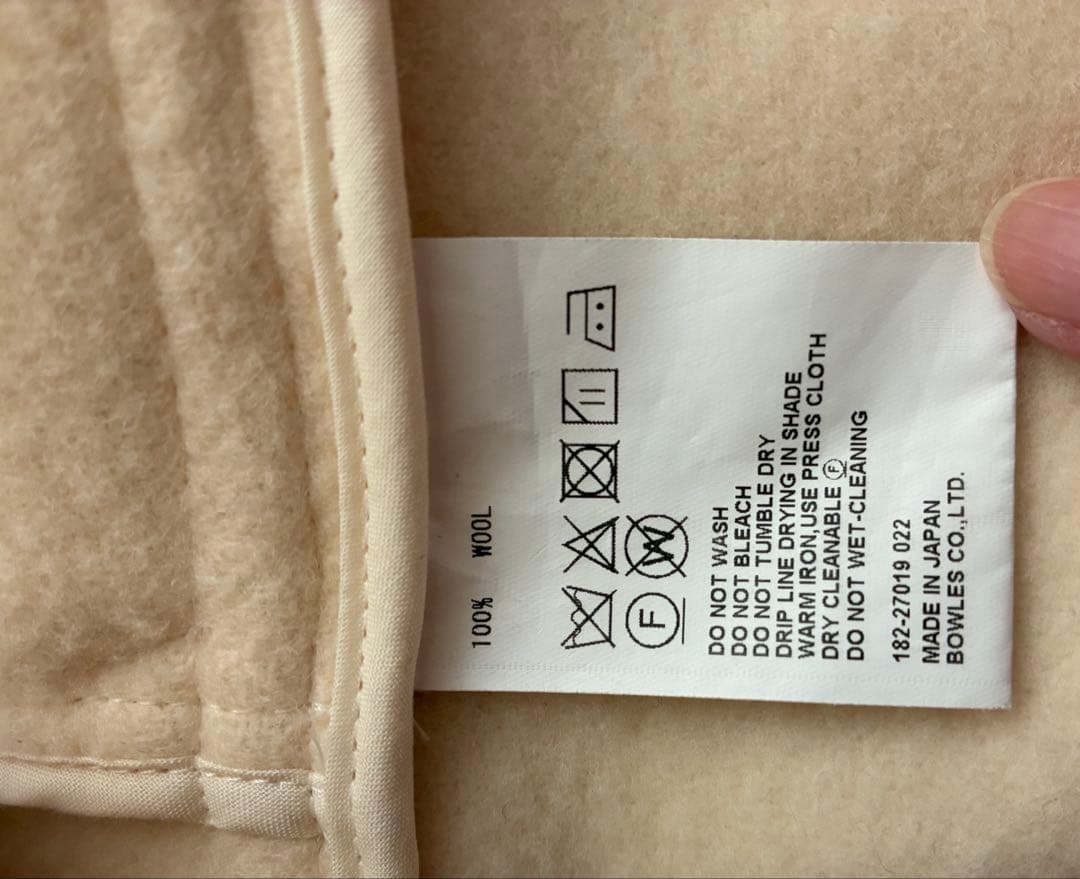 HYKE ダッフルコート　クリーム色