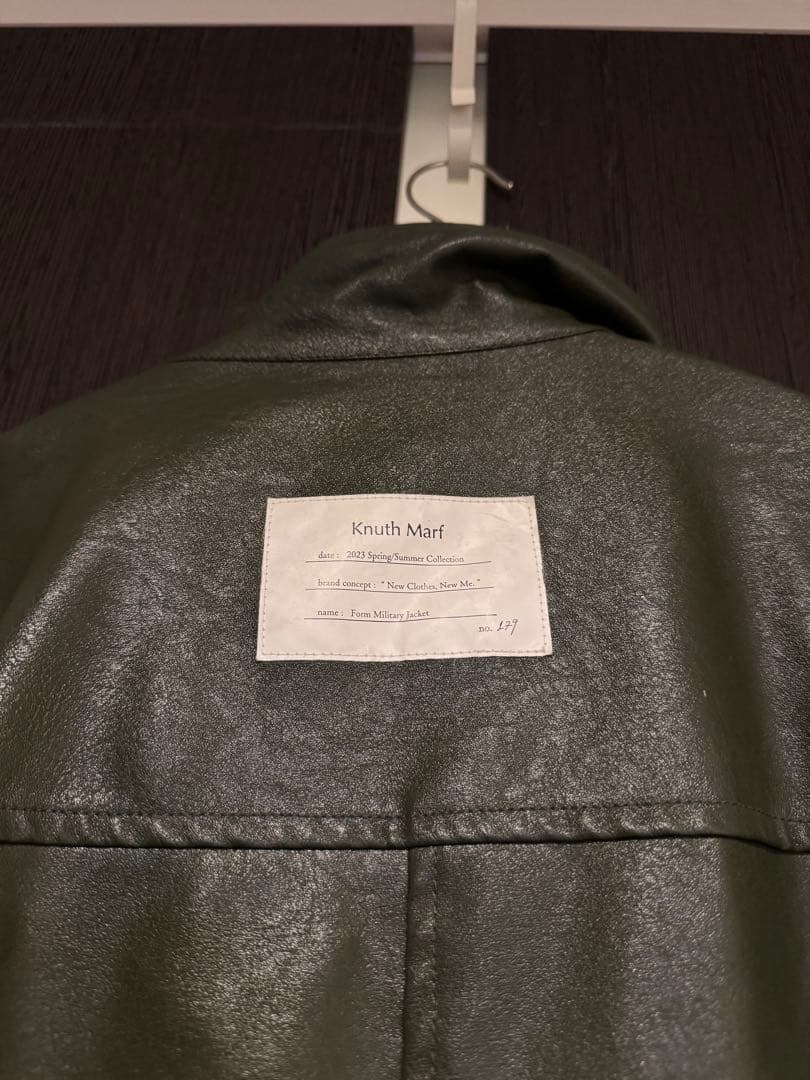 h*t様 Knuth Marf label leather jacket