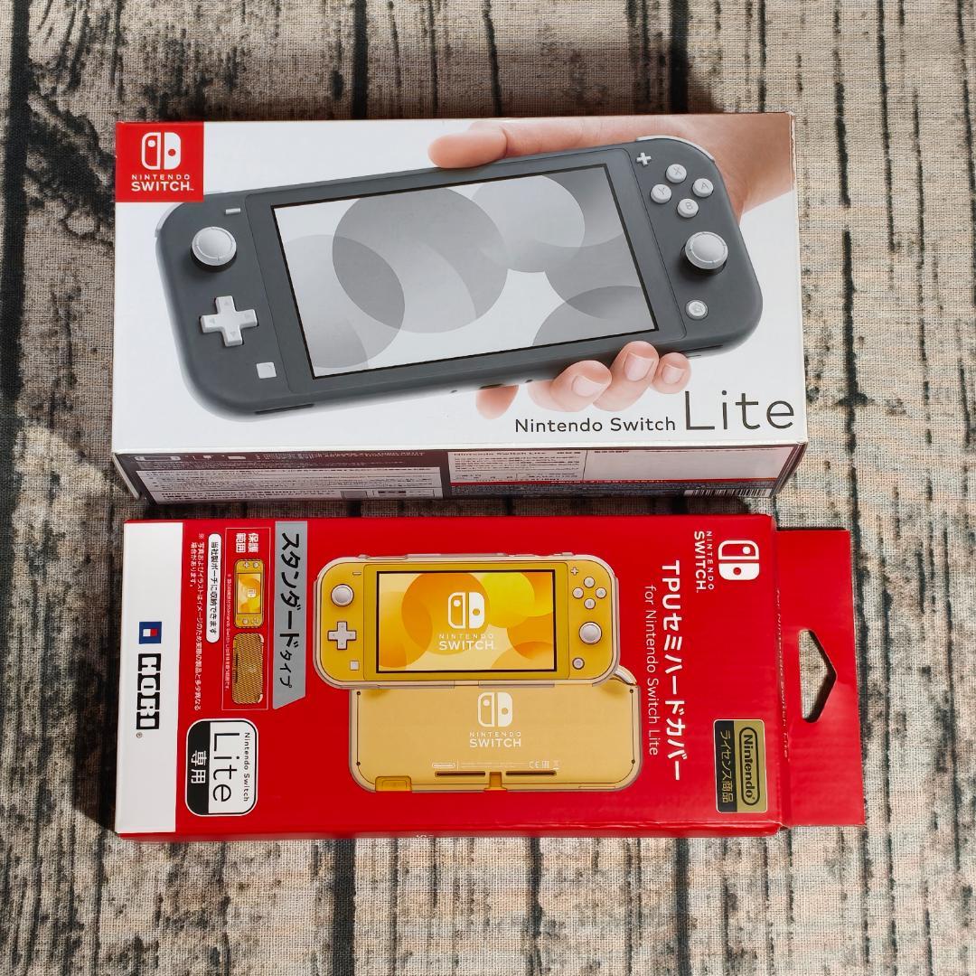 中古◆任天堂◆Nintendo Switch Lite グレー SDカード付き！