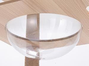 アウトレット1 キャットタワー 木製 宇宙船　展望台　多頭飼い 大型 178cm