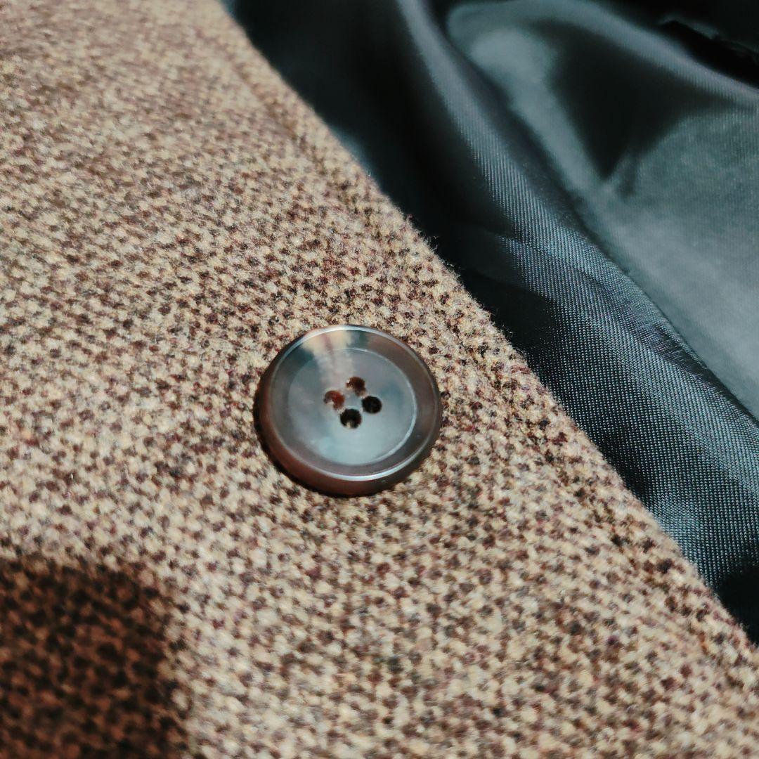 チェスターコートロカビリー ツイード ショールカラー ファラオコート ヘチマ襟