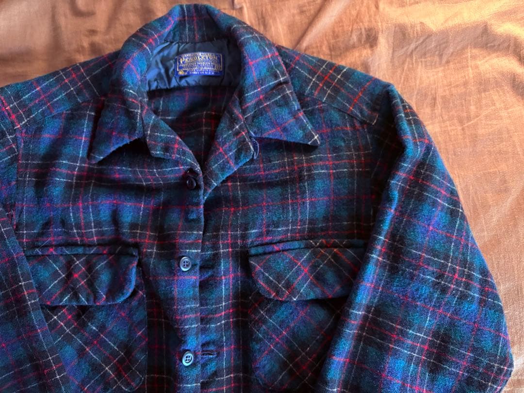 60sペンドルトン ボードシャツ/ウールシャツ USA製