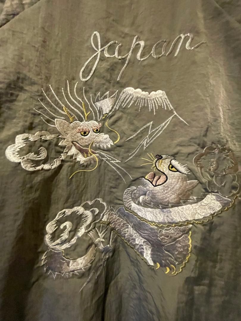 ナイロン スカジャン（虎×龍）