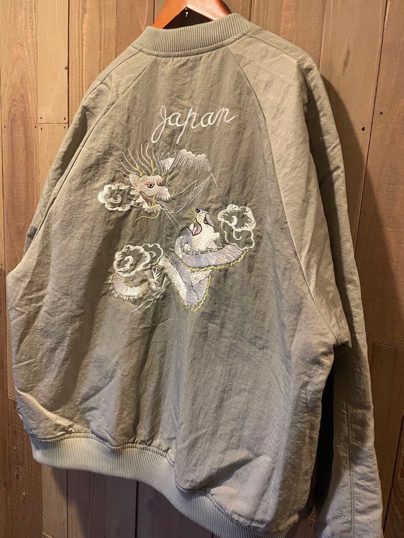 ナイロン スカジャン（虎×龍）