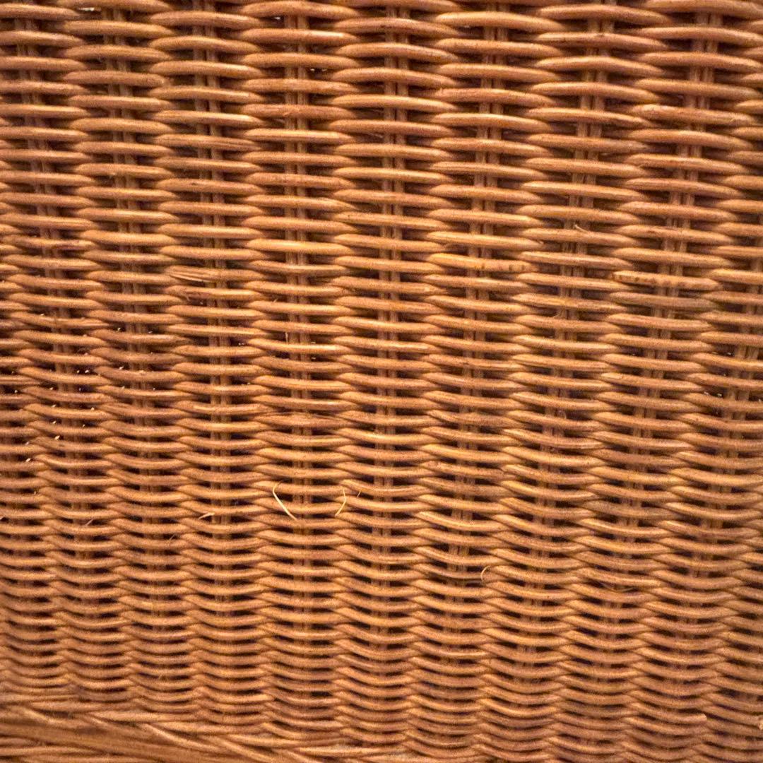 最終価格　特大収納カゴ 蓋付きレトロ 古道具