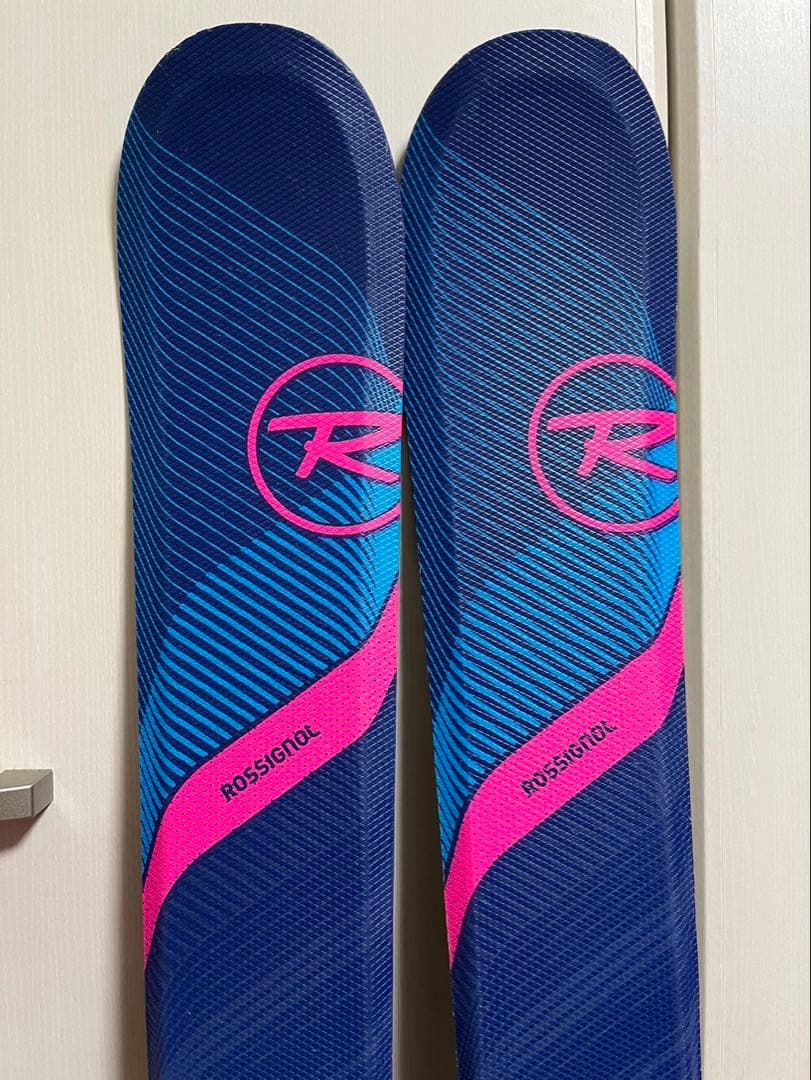 ROSSIGNOL PRO スキーセット 青/ピンク　128センチ