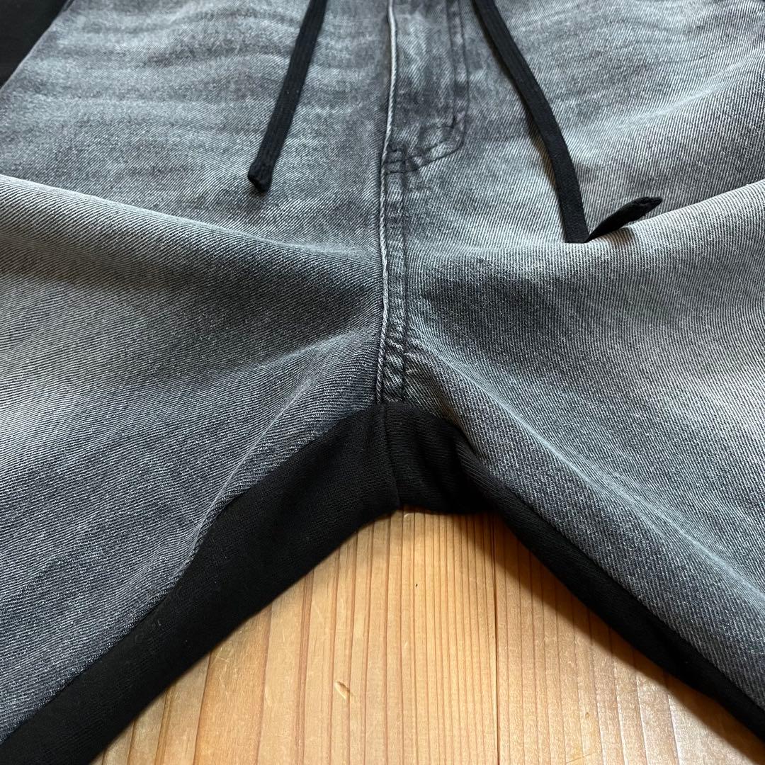 美品✴︎JEANASIS スウェットドッキングデニム ジーナシス 黒 FREE