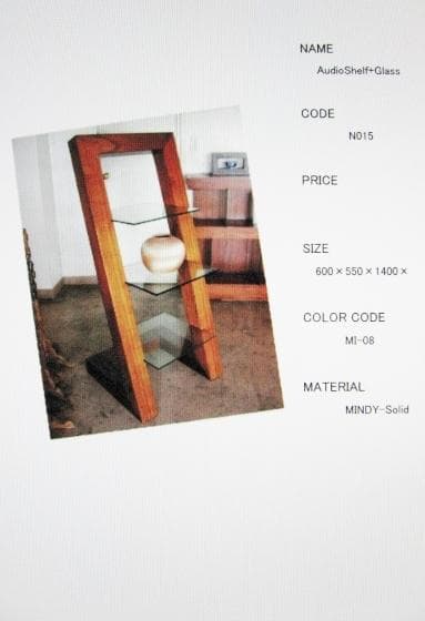 ■ミンディ材　RETRO　男前　/　手作りシェルフ