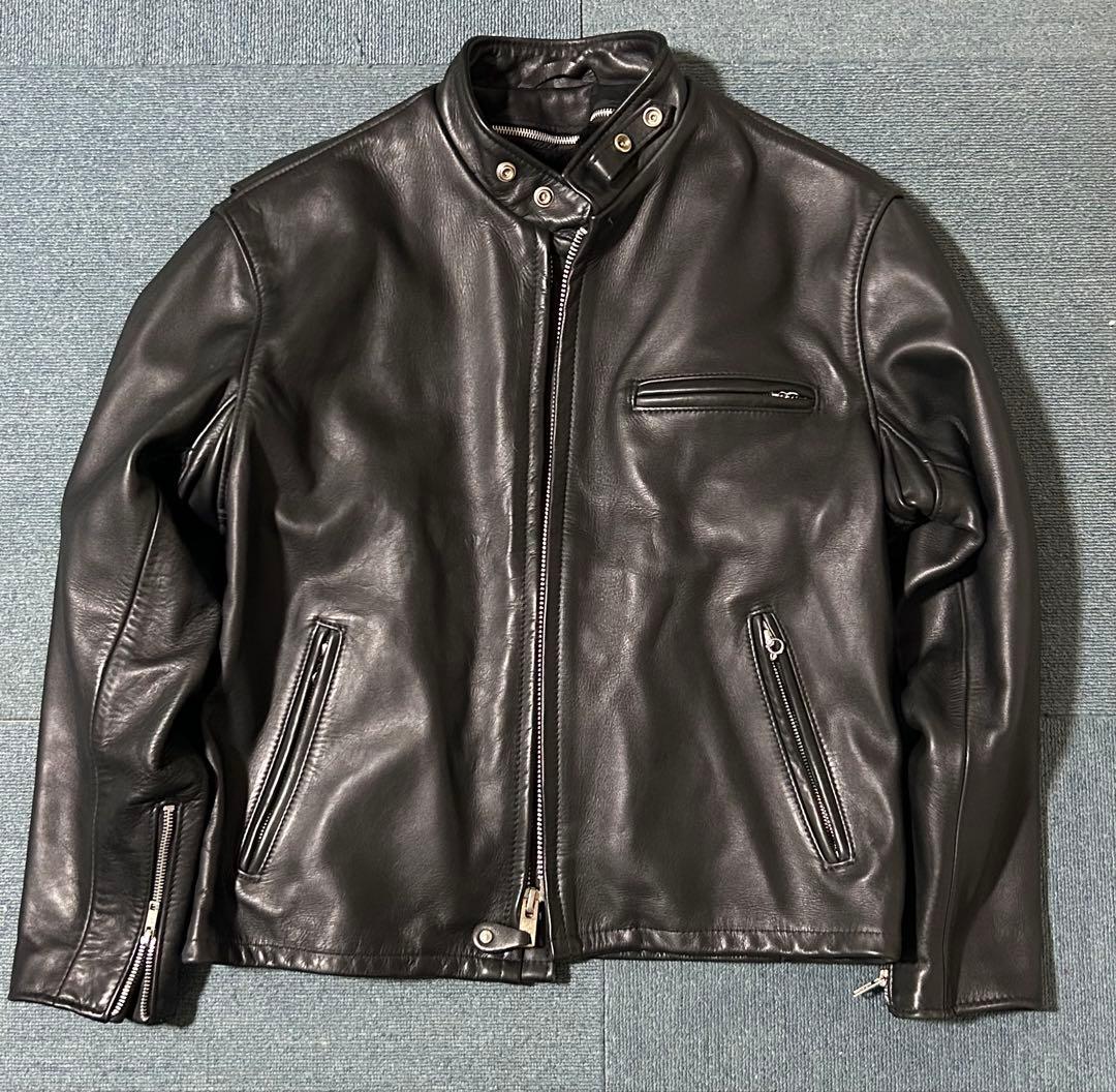 【美品/ビッグサイズ】schott 641 44サイズ レザージャケット USA