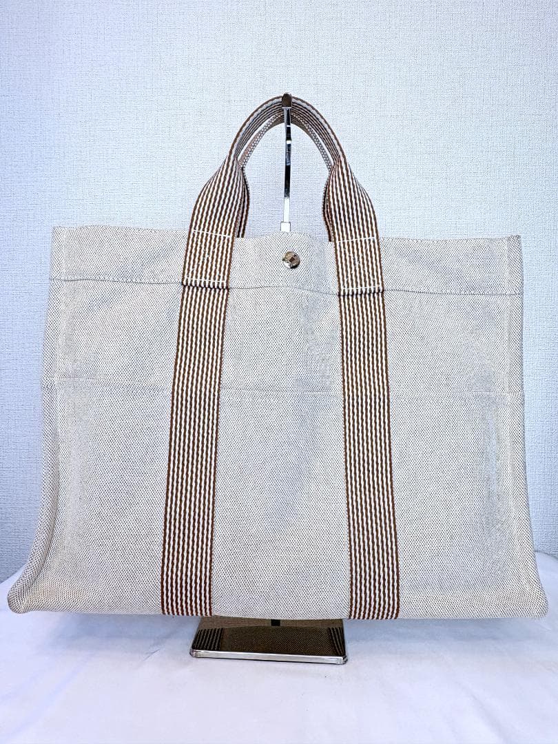 【Hermes/エルメス】フルートゥ MM トート キャンバス