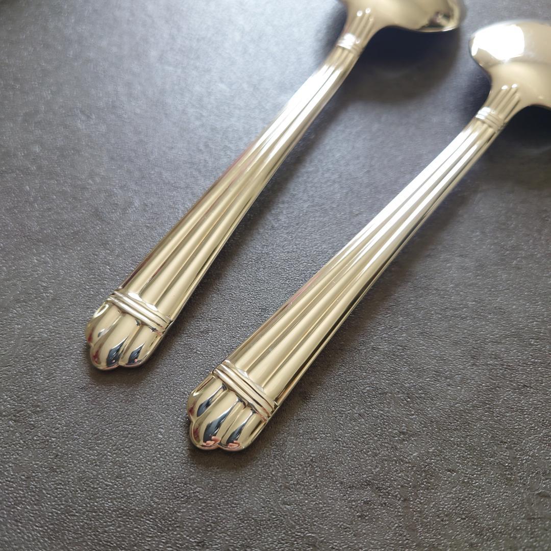 希少 美品 クリストフル アリア コンソメスプーン 2点