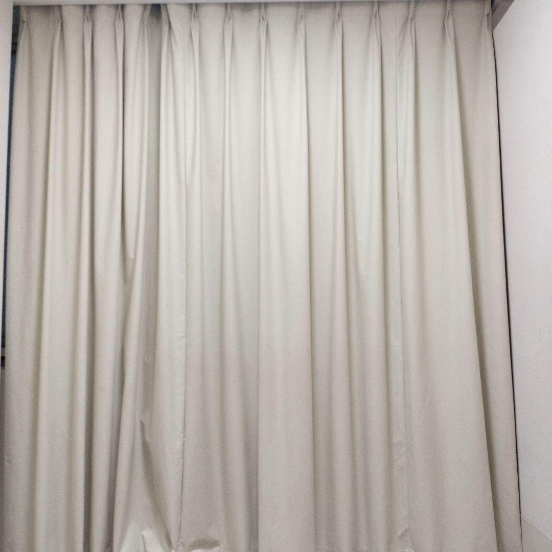 スミノエ 遮光防炎カーテン 高さ220×（下幅340・上幅210）cm