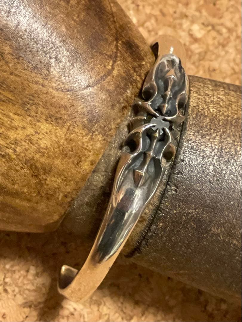 ◆感謝価格◆希少品◆Bu-Boon◆シルバー925オニキスバングル◆