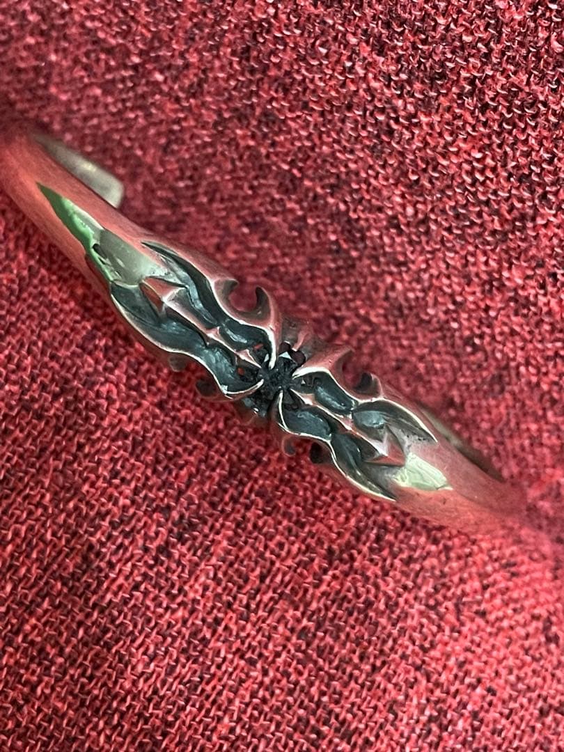 ◆感謝価格◆希少品◆Bu-Boon◆シルバー925オニキスバングル◆