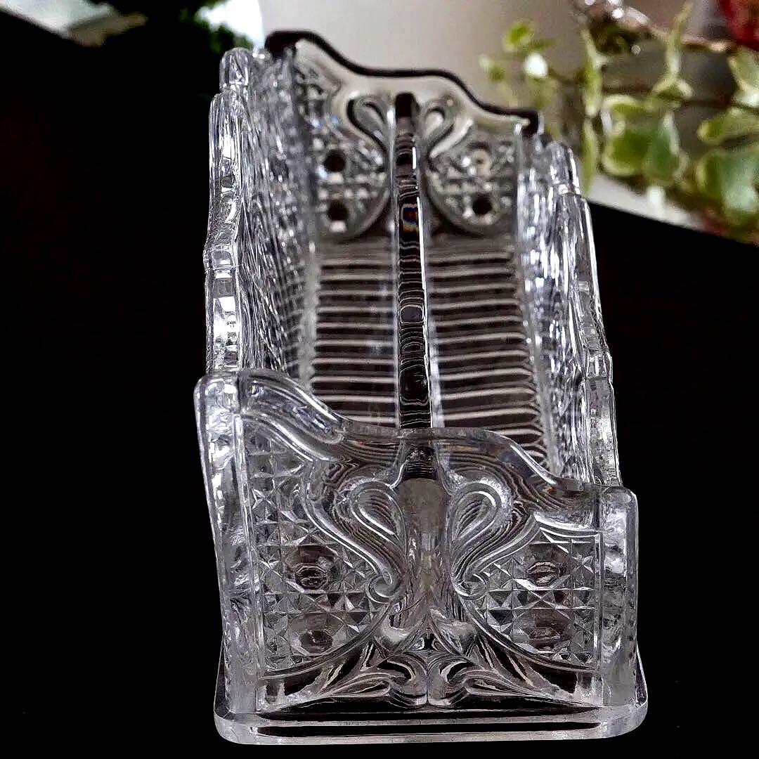 極希少オールドバカラ ディアマン・ピエーリー クリスタル ブックスタンド/ラック