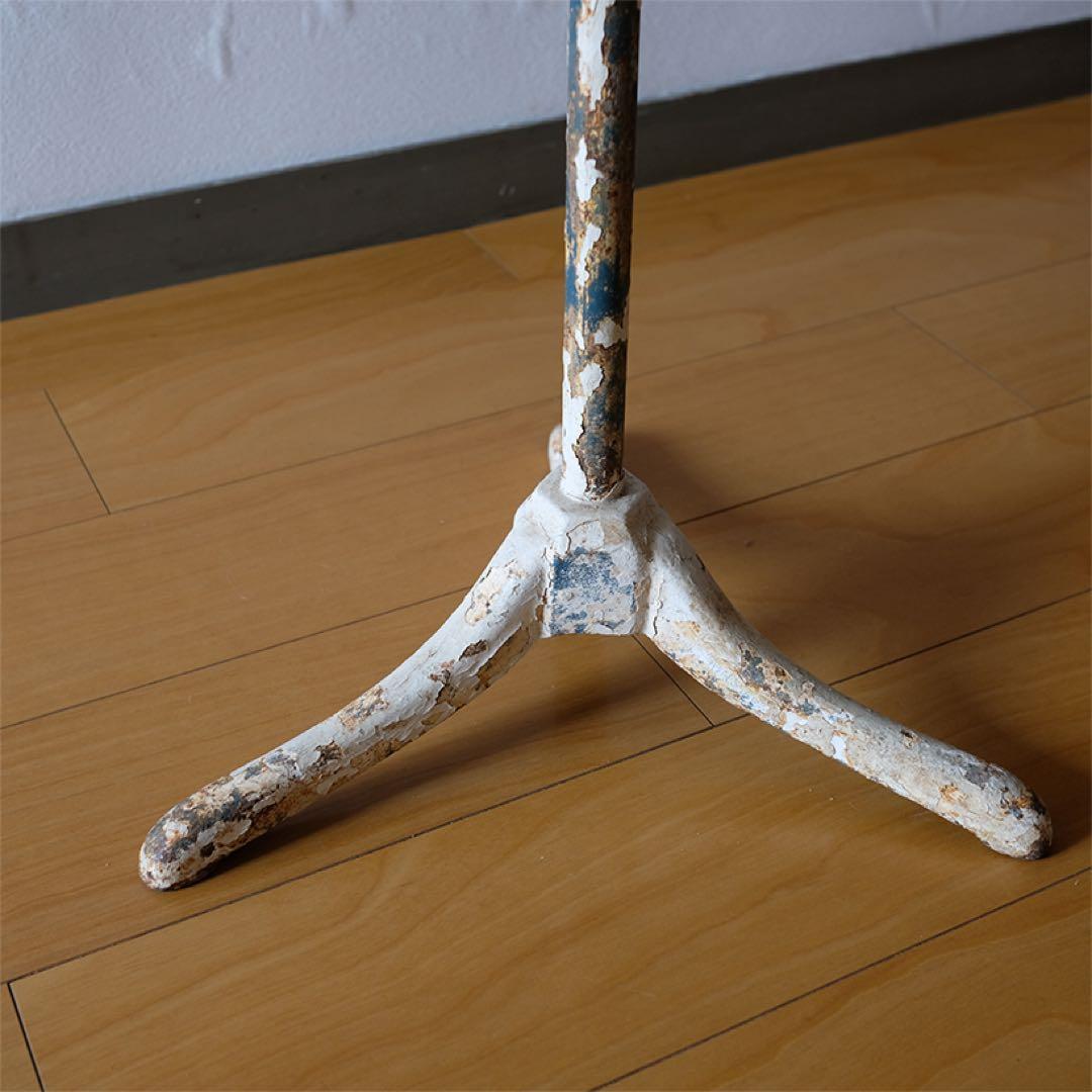 昭和初期 鉄製点滴スタンド 時代物　店舗什器