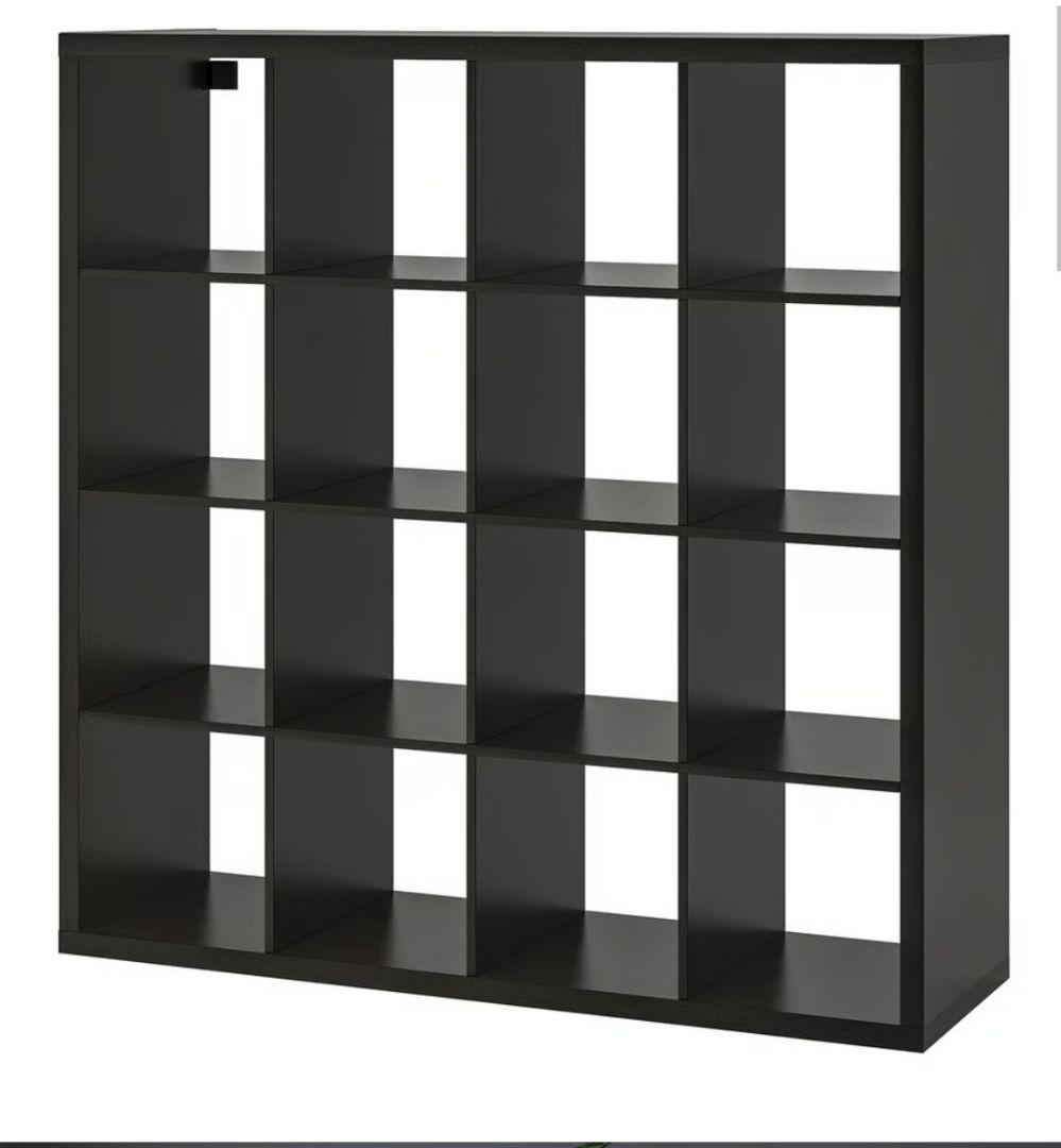IKEA カラックス4×4 ブラック木製ラック 16個直接渡し5,000円