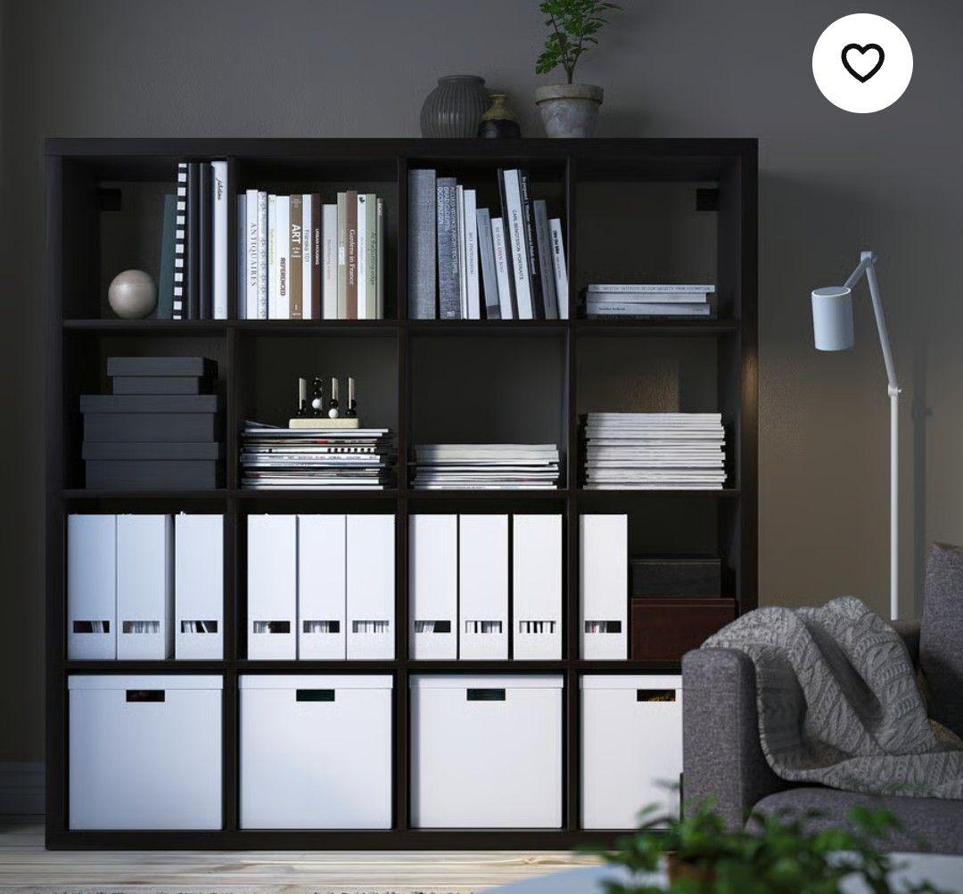 IKEA カラックス4×4 ブラック木製ラック 16個直接渡し5,000円