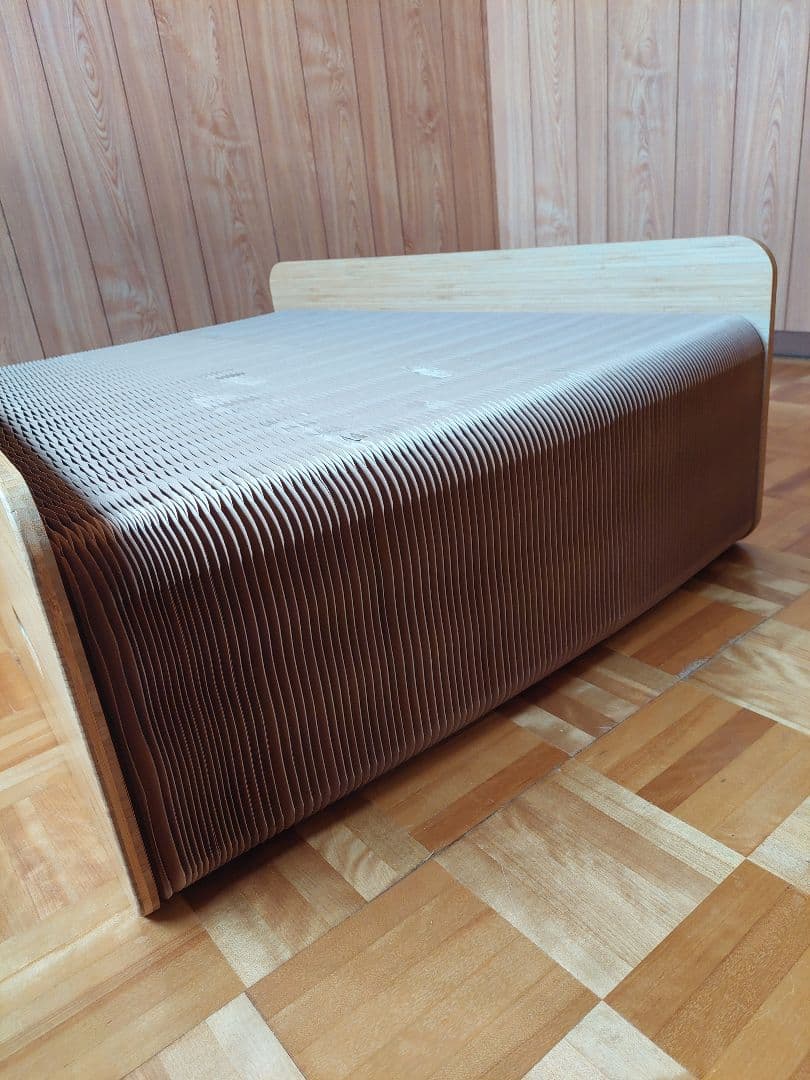 in paper 折り畳み アコーディオン ペーパーベッド フレームのみ