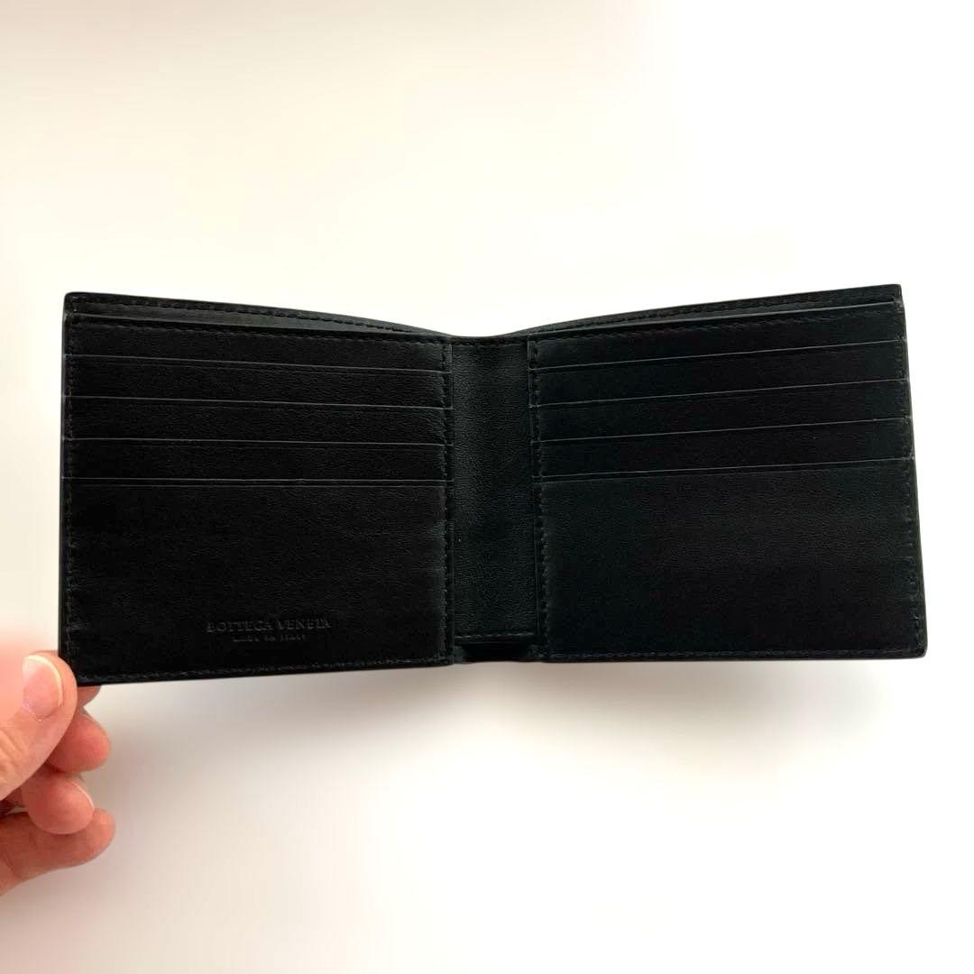 【未使用】ボッテガヴェネタ パンチング イントレチャート 折り財布