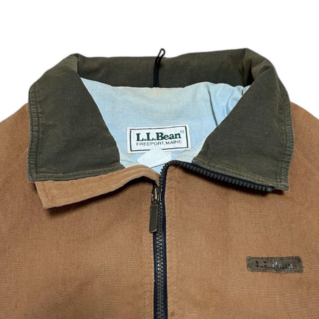 ヴィンテージL.L.Beanダック地スイングトップジャケット短丈USAタグ90s