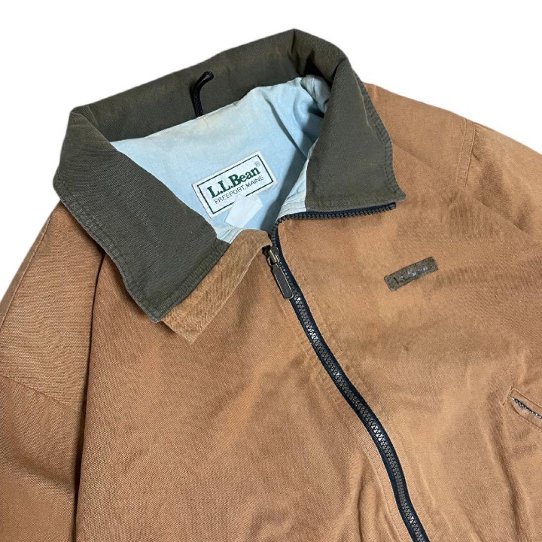 ヴィンテージL.L.Beanダック地スイングトップジャケット短丈USAタグ90s