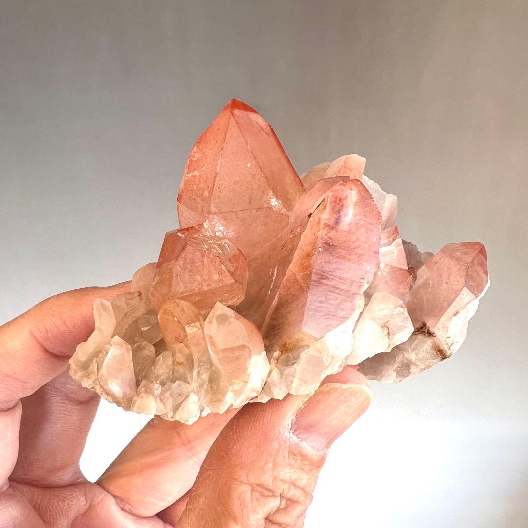 ストロベリーレムリアン　ディアマンティーナ産　クラスター　36 ピンクレムリアン