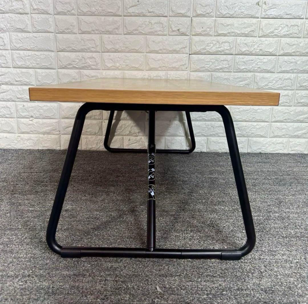無印良品 折りたたみローテーブル 幅90cm オーク材 テーブル 机 D009