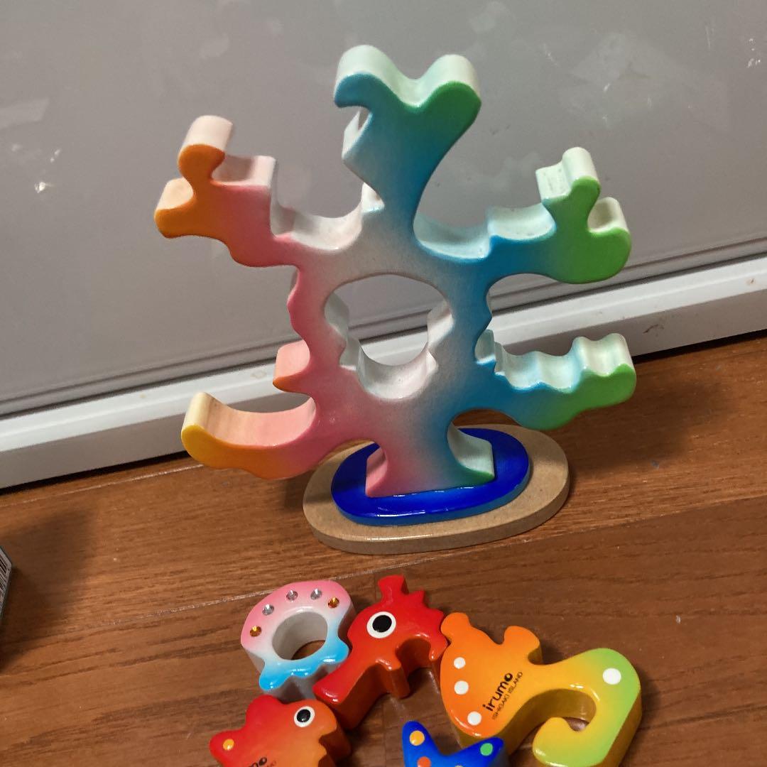 南の島のどうぶつ工房イルモ　コーラルツリー　石垣島　木製パズル　積み木