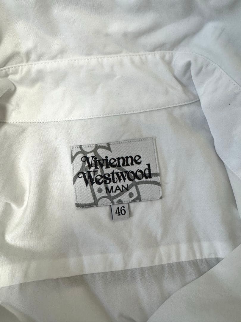 vivienne westwood ヴィヴィアンウェストウッド　シャツ46 白